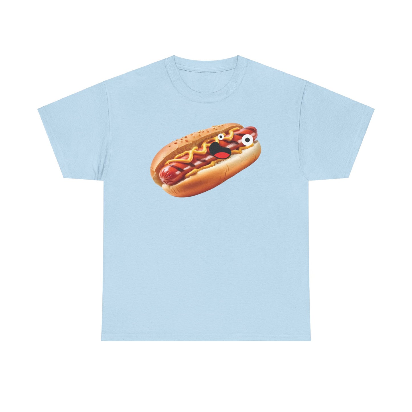 Giggling Hot Dog Shirt, Hot Dog Shirt, Googly Eyes Shirt, Happy Hot Dog Shirt