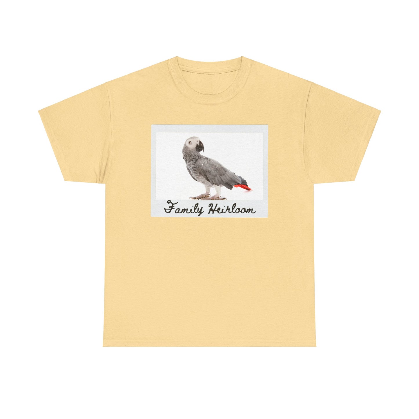 Family Heirloom Shirt, African Grey Parrot Shirt, Longevity Shirt, Live Forever Shirt, Inheritance Shirt