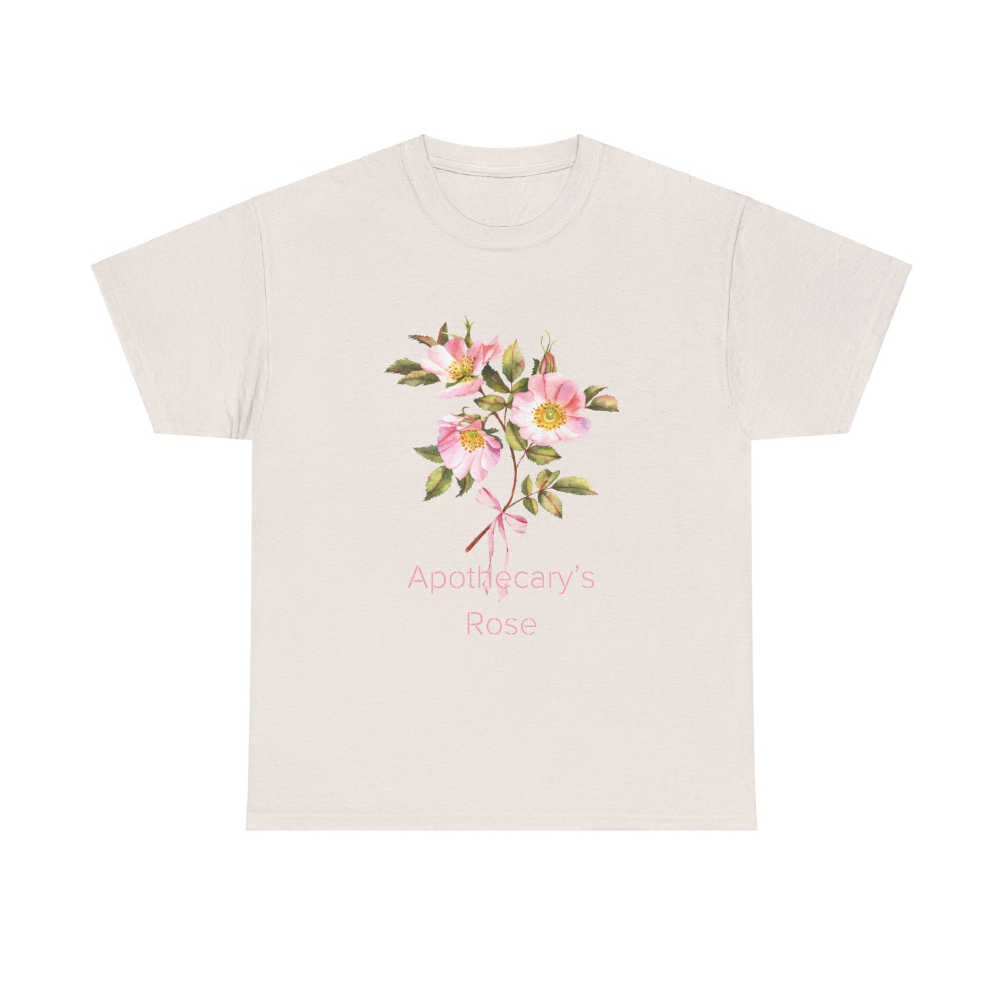 Apothecary's Rose Shirt, Botanical Shirt, Rose Shirt