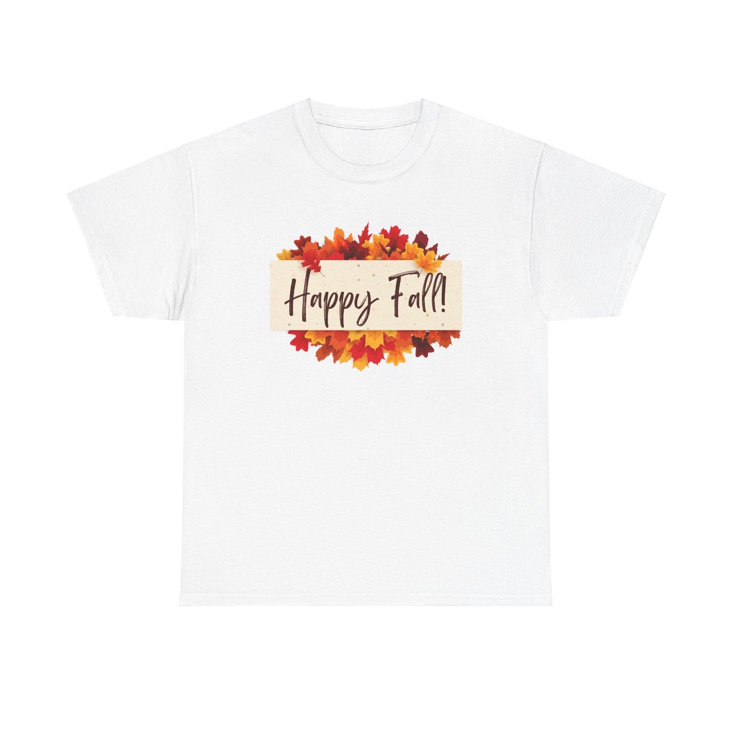 Happy Fall Tee - Harvest Celebration Shirt - Autumn Leaves