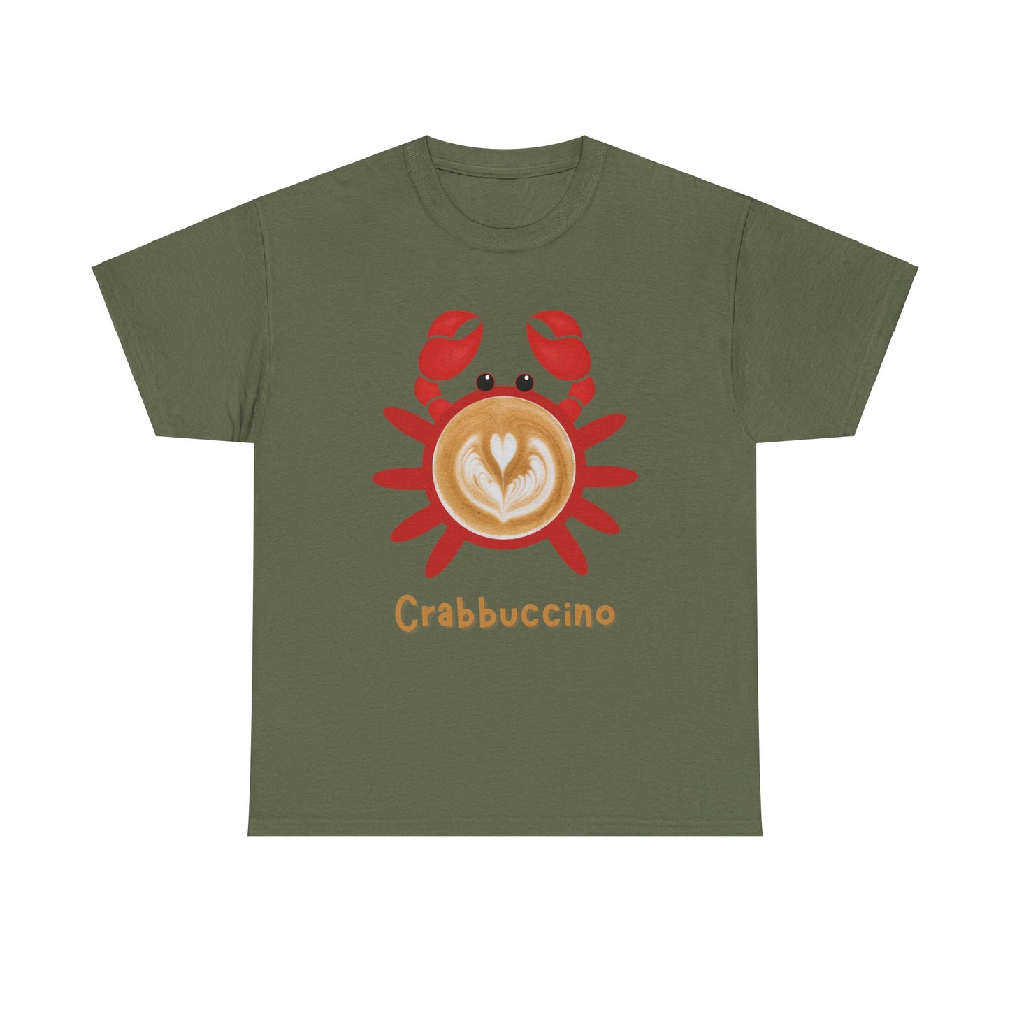 Crabbuccino, Crab Cappuccino Shirt, Specialty Crabby Mug Coffee