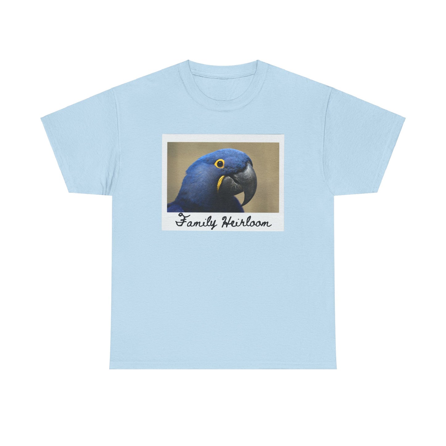 Family Heirloom Shirt, Hyacinth Macaw Shirt, Longevity Shirt, Live Forever Shirt, Inheritance Shirt