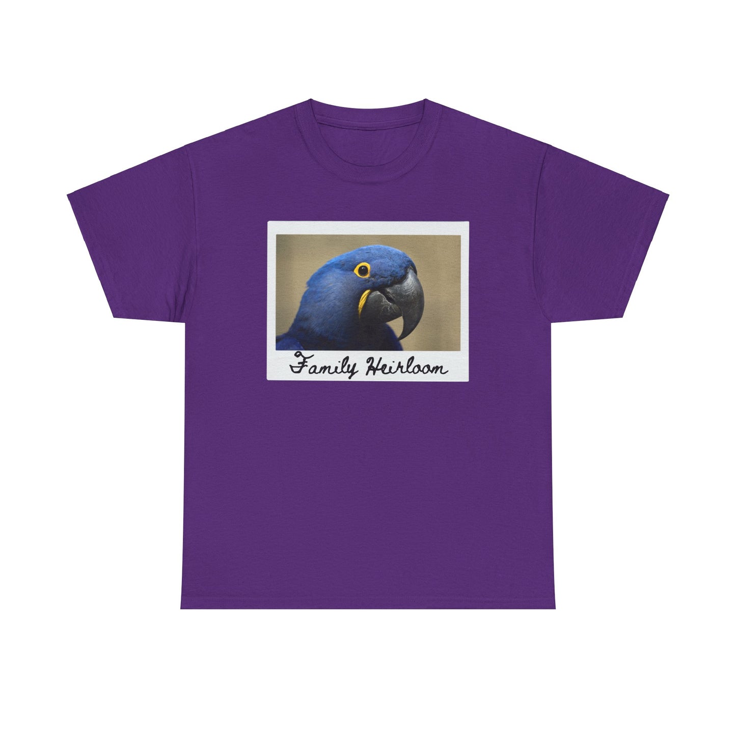 Family Heirloom Shirt, Hyacinth Macaw Shirt, Longevity Shirt, Live Forever Shirt, Inheritance Shirt