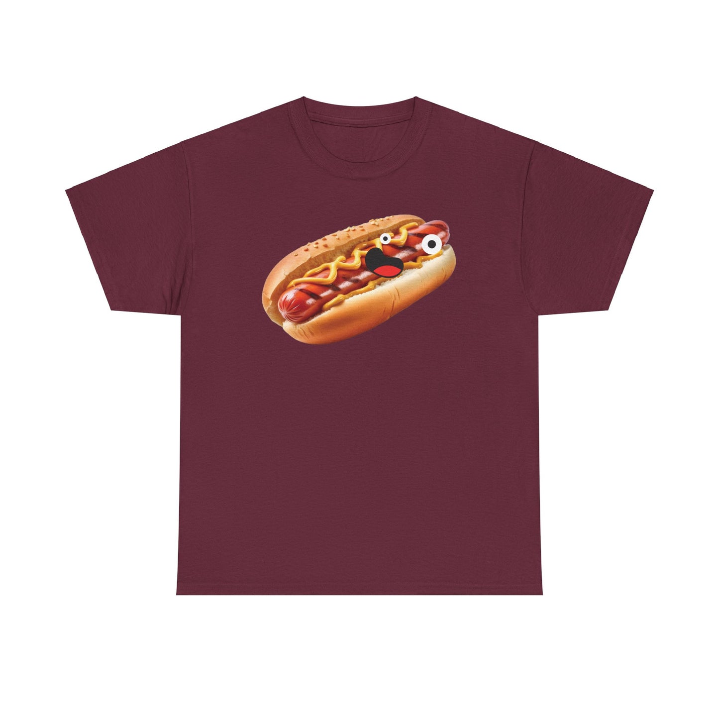 Giggling Hot Dog Shirt, Hot Dog Shirt, Googly Eyes Shirt, Happy Hot Dog Shirt