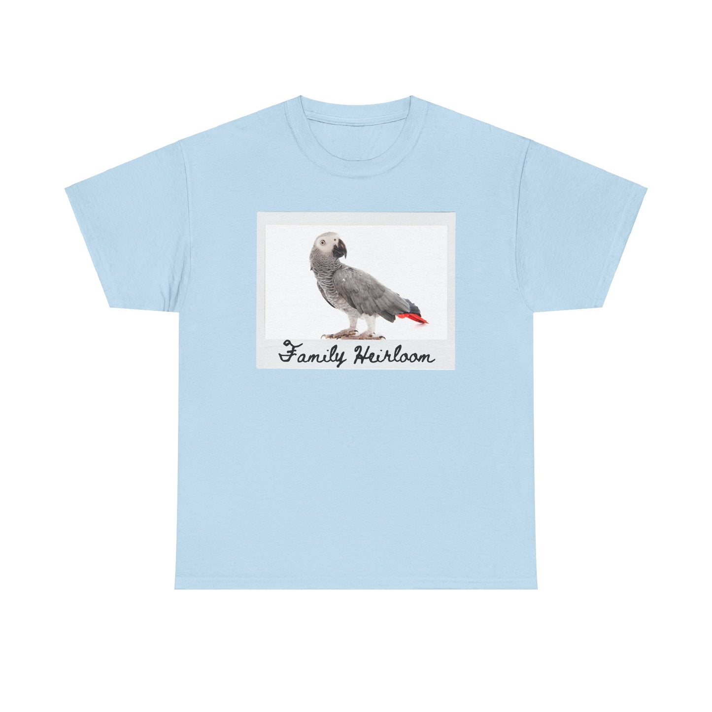 Family Heirloom Shirt, African Grey Parrot Shirt, Longevity Shirt, Live Forever Shirt, Inheritance Shirt