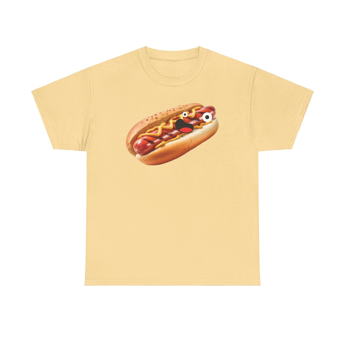 Giggling Hot Dog Shirt, Hot Dog Shirt, Googly Eyes Shirt, Happy Hot Dog Shirt