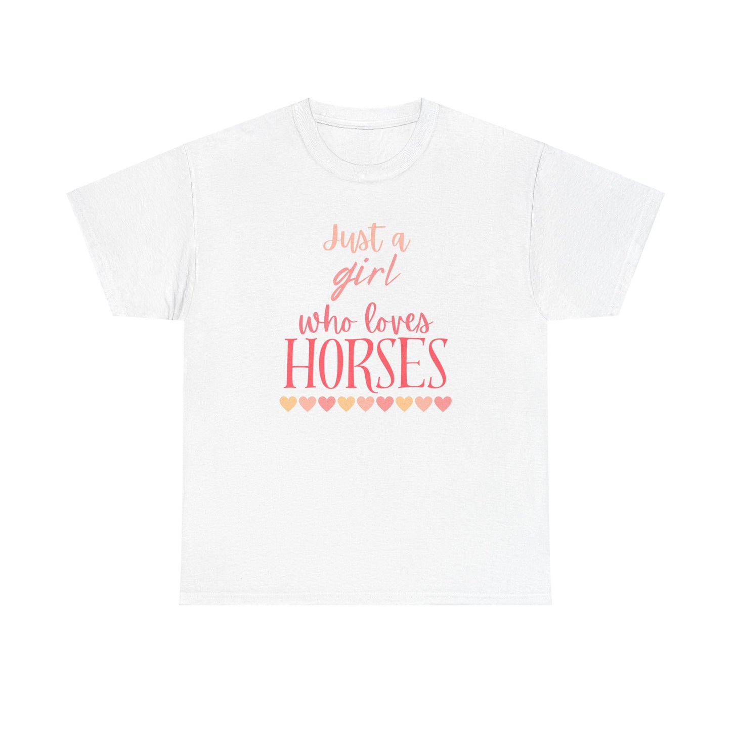 Horse Girl Tee - Equestrian Horse Lover Gift for Young Girls