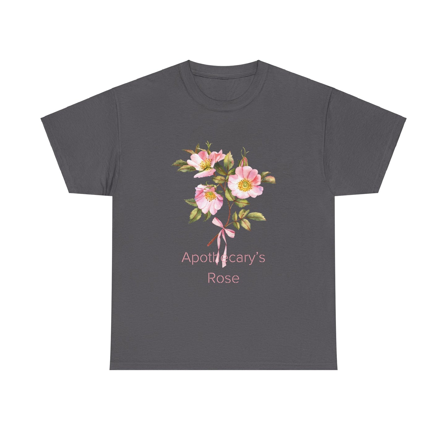 Apothecary's Rose Shirt, Botanical Shirt, Rose Shirt