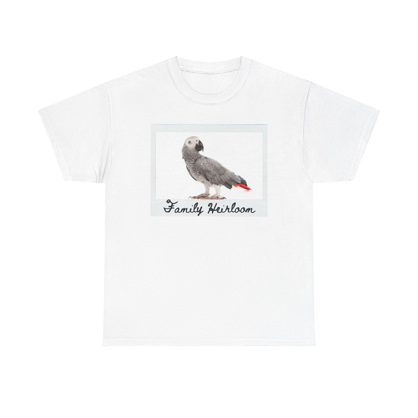 Family Heirloom Shirt, African Grey Parrot Shirt, Longevity Shirt, Live Forever Shirt, Inheritance Shirt