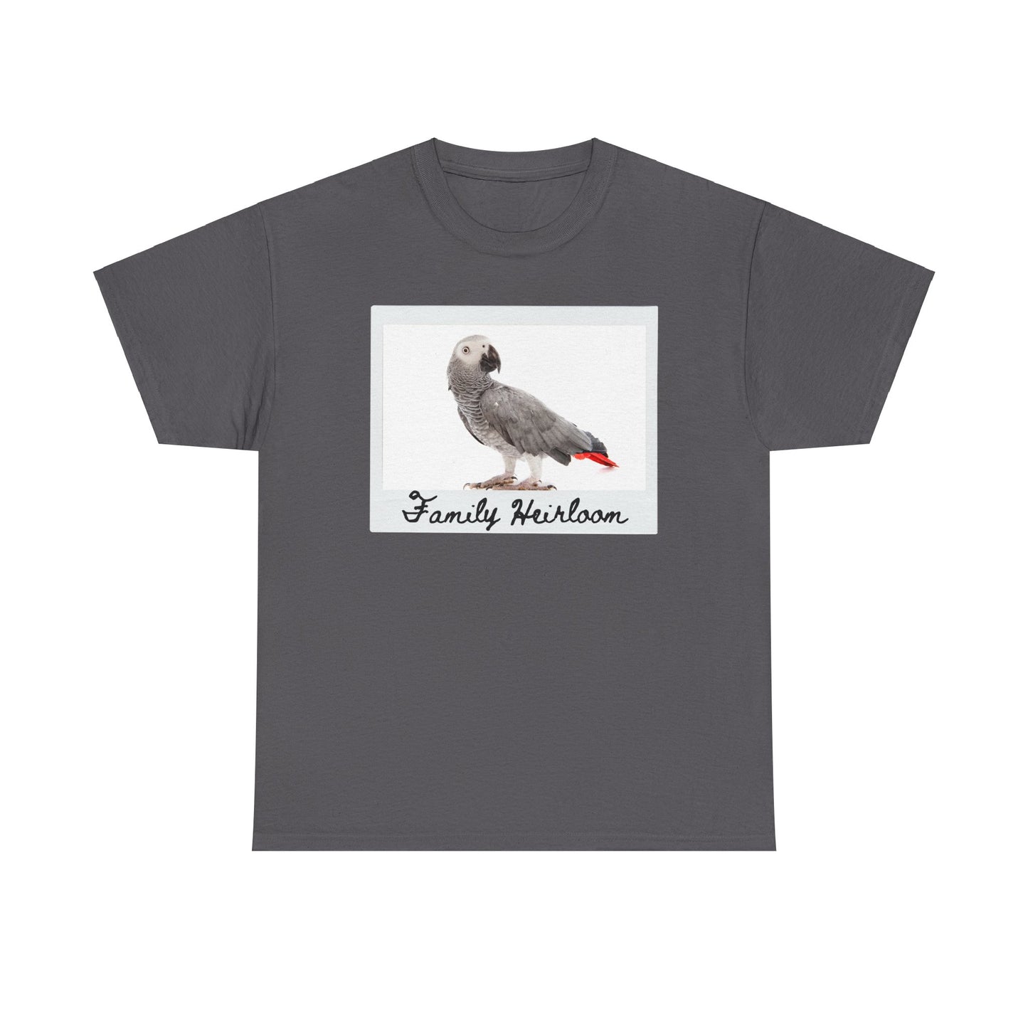 Family Heirloom Shirt, African Grey Parrot Shirt, Longevity Shirt, Live Forever Shirt, Inheritance Shirt