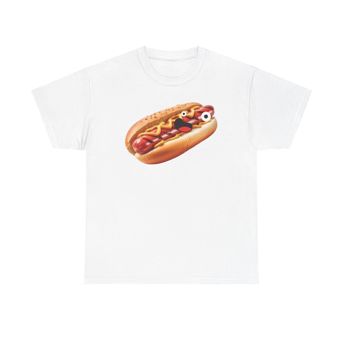 Giggling Hot Dog Shirt, Hot Dog Shirt, Googly Eyes Shirt, Happy Hot Dog Shirt