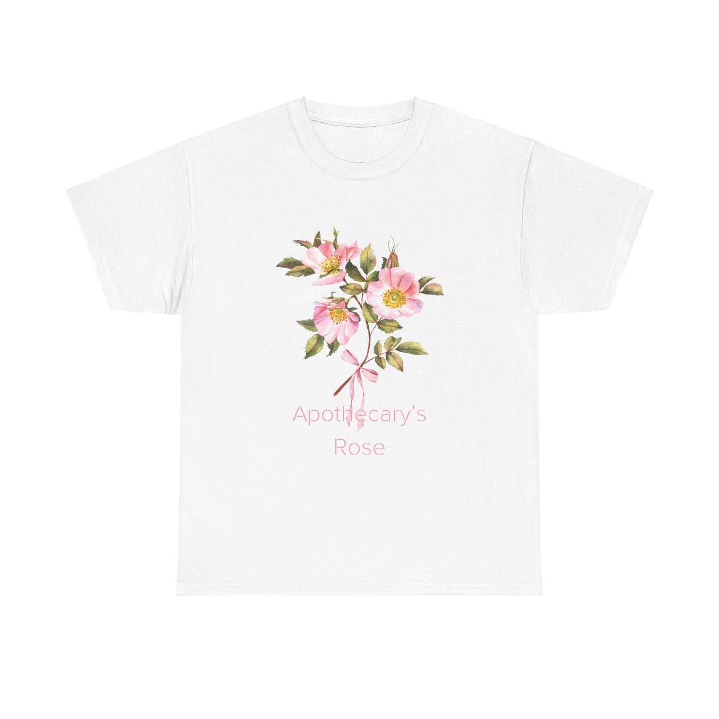 Apothecary's Rose Shirt, Botanical Shirt, Rose Shirt