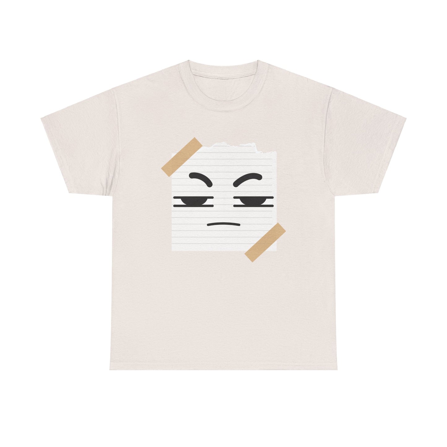 Sus, Suspect, Squinty Eyes Shirt, Ripped Paper, Scribble, Suspecting