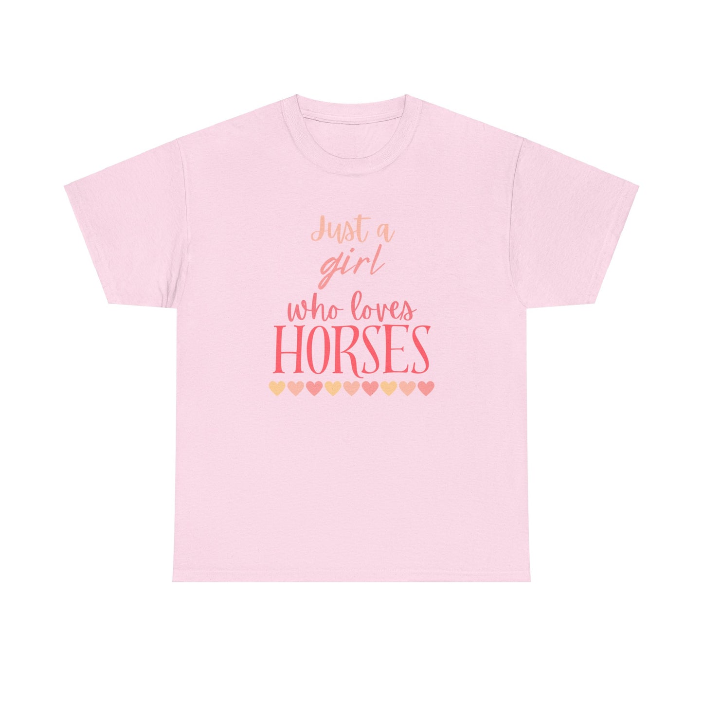 Horse Girl Tee - Equestrian Horse Lover Gift for Young Girls