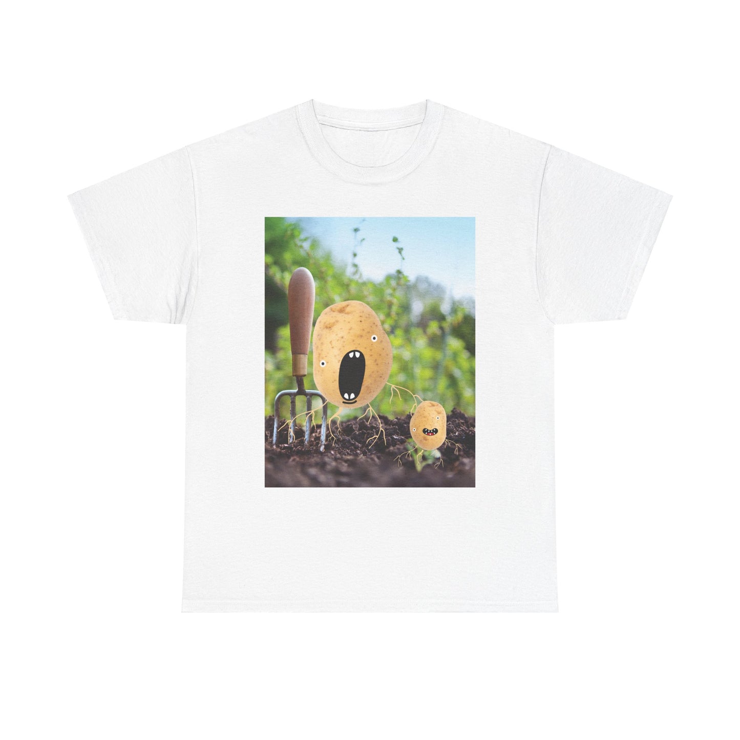 Quirky Potato Tee - Potatoes at Harvest Time T-Shirt