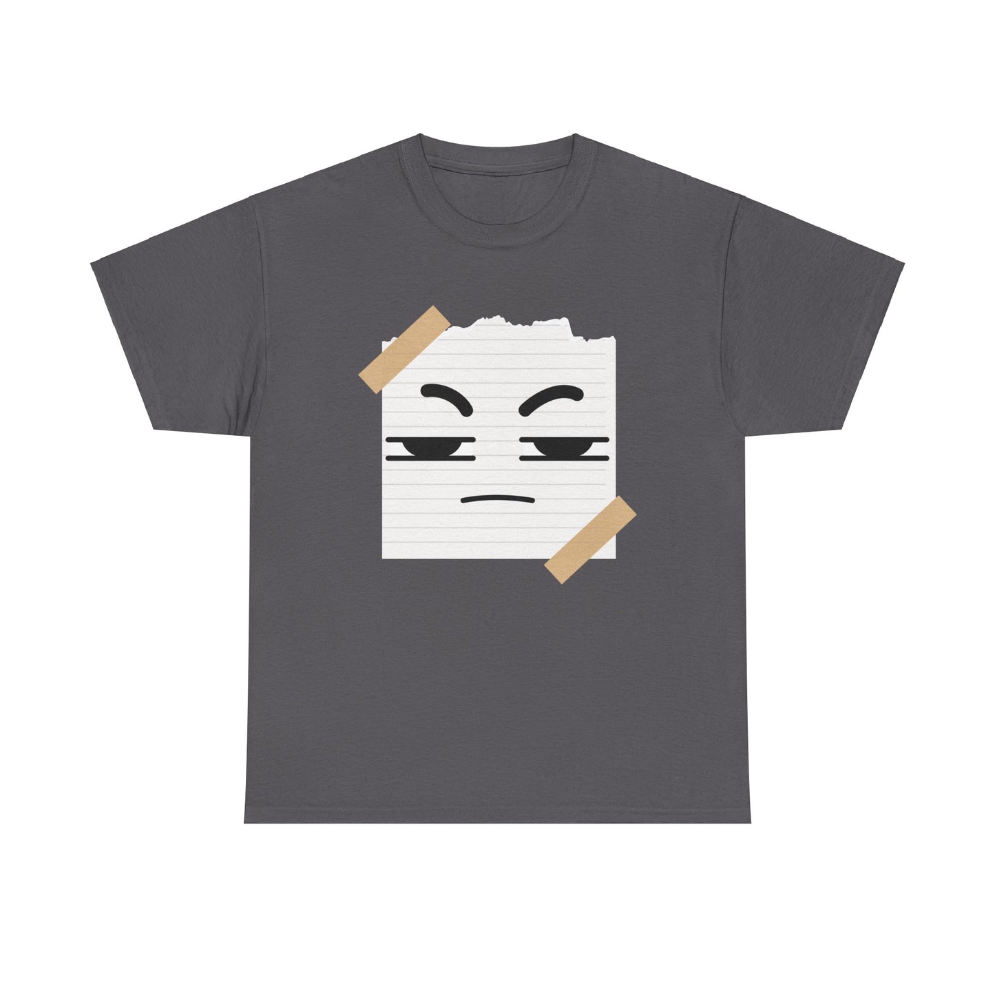 Sus, Suspect, Squinty Eyes Shirt, Ripped Paper, Scribble, Suspecting