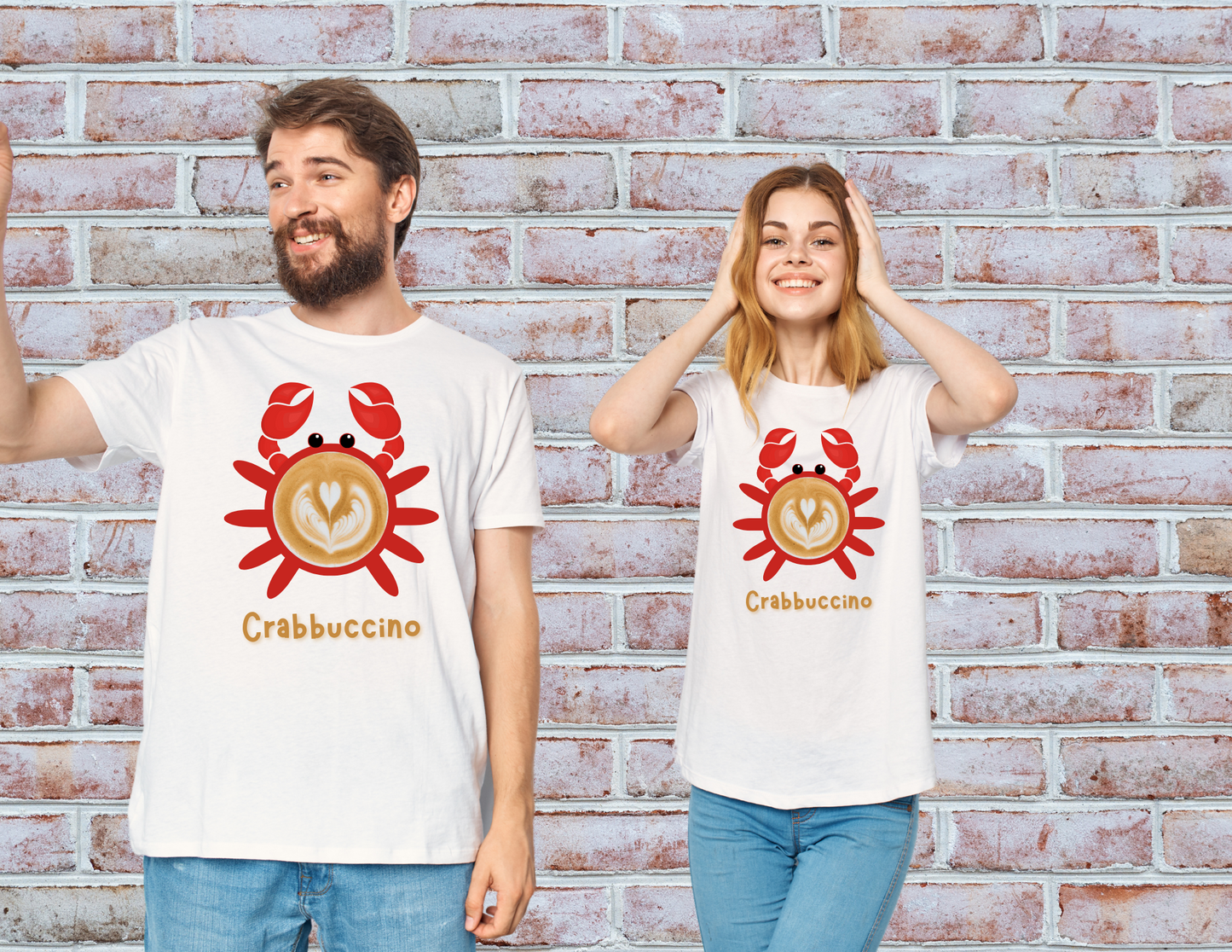 Crabbuccino, Crab Cappuccino Shirt, Specialty Crabby Mug Coffee