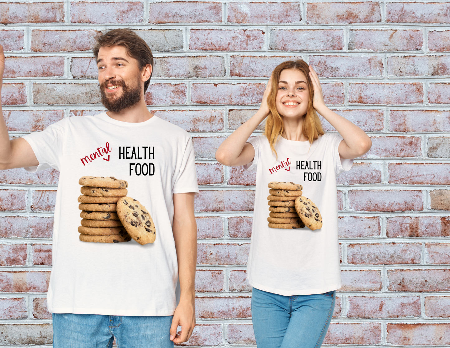 Mental Health Shirt, Mental Health Food Shirt, Chocolate Chip Cookie Shirt