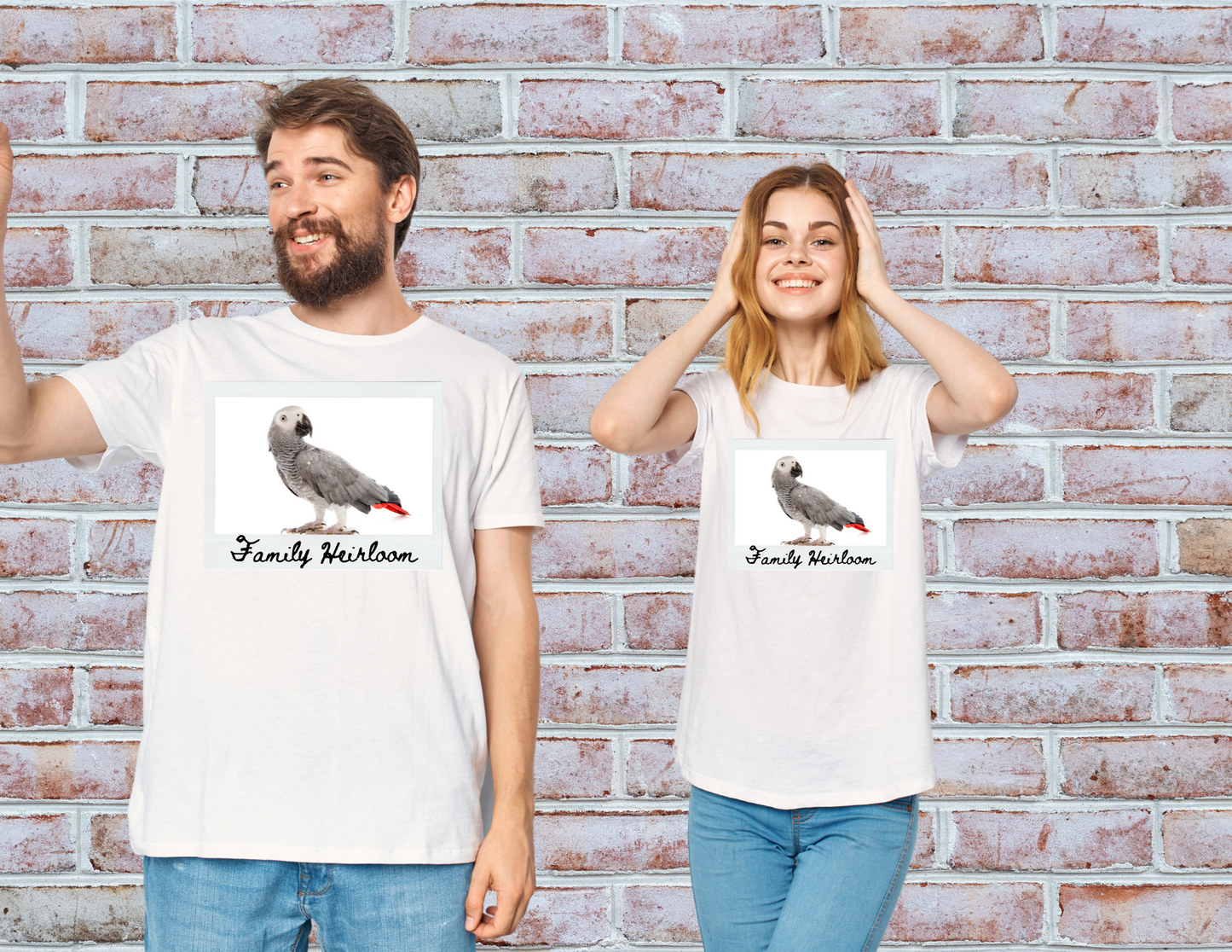 Family Heirloom Shirt, African Grey Parrot Shirt, Longevity Shirt, Live Forever Shirt, Inheritance Shirt