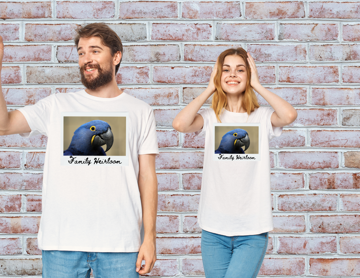 Family Heirloom Shirt, Hyacinth Macaw Shirt, Longevity Shirt, Live Forever Shirt, Inheritance Shirt