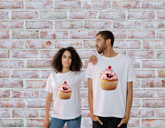 Pink Frosting Shirt, Frosting Swirl Shirt, Cupcake Shirt, Cherry on Top Shirt