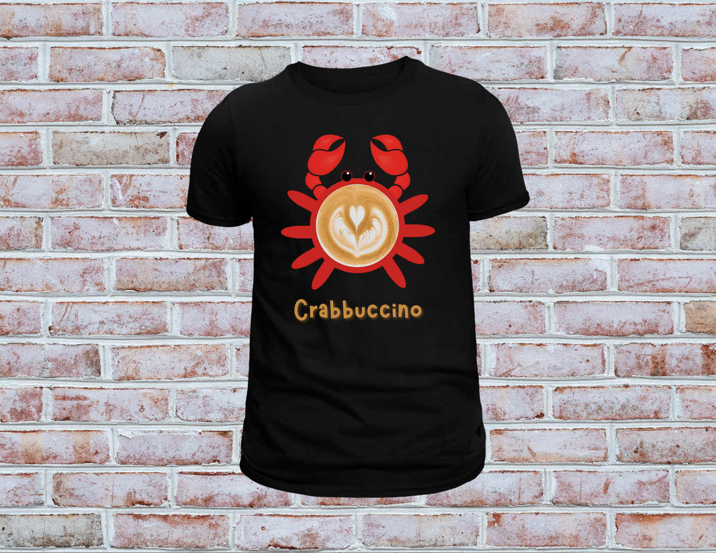 Crabbuccino, Crab Cappuccino Shirt, Specialty Crabby Mug Coffee