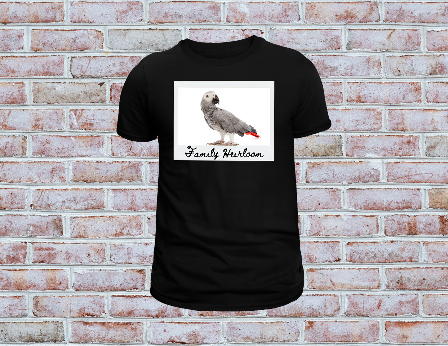 Family Heirloom Shirt, African Grey Parrot Shirt, Longevity Shirt, Live Forever Shirt, Inheritance Shirt