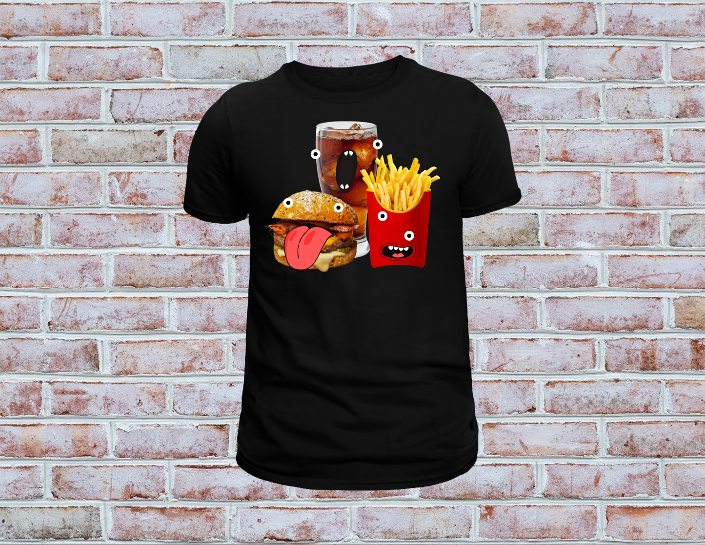 Crappy Meal Shirt, Burger Fries Soda Shirt, Googly Eyes Shirt