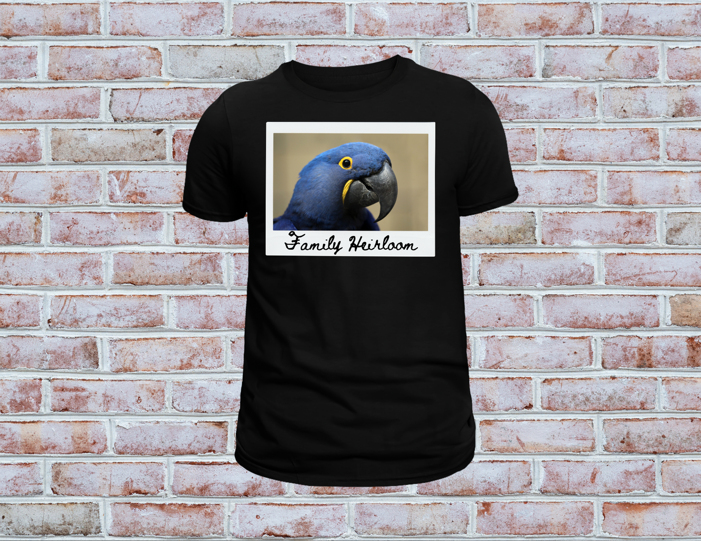 Family Heirloom Shirt, Hyacinth Macaw Shirt, Longevity Shirt, Live Forever Shirt, Inheritance Shirt