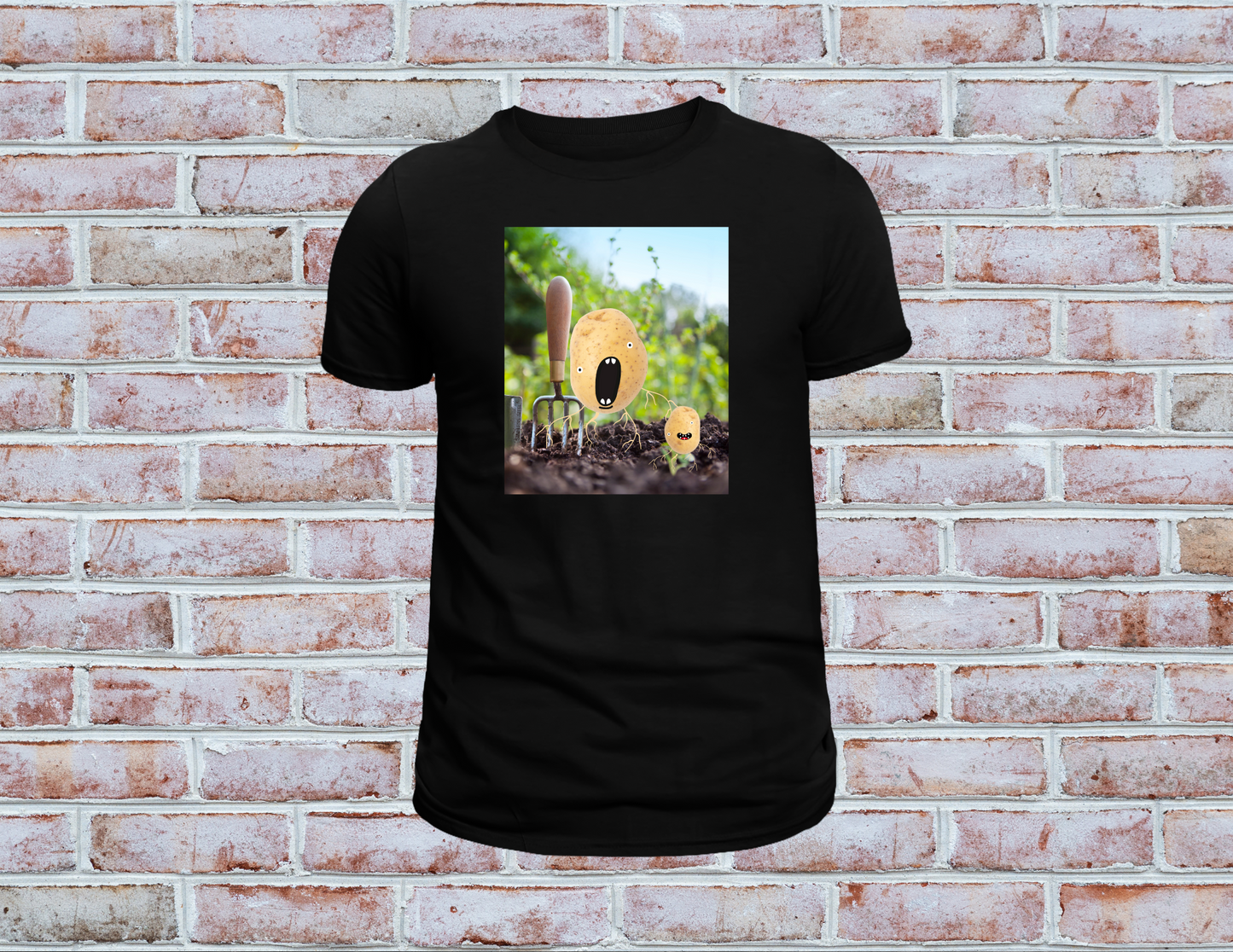 Quirky Potato Tee - Potatoes at Harvest Time T-Shirt