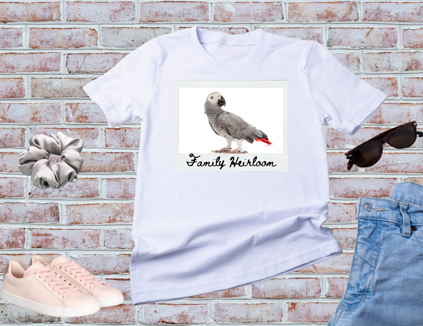 Family Heirloom Shirt, African Grey Parrot Shirt, Longevity Shirt, Live Forever Shirt, Inheritance Shirt